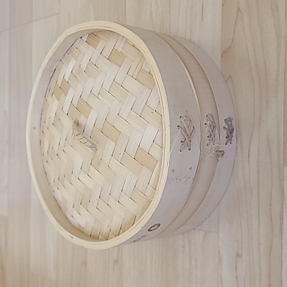 NWOT Household Bamboo Steamer Kitchen Bun Steamer Bamboo Steamer Basket Kitchen